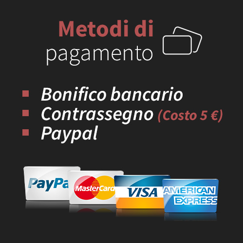 Banner laterale per informazioni sui metodi di pagamento